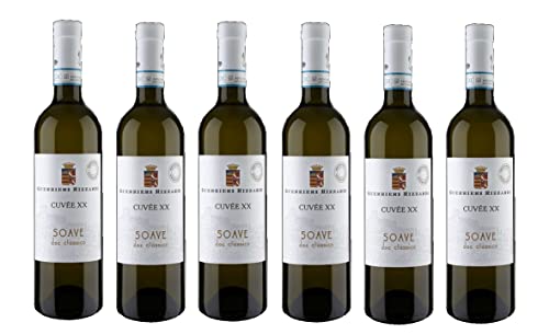6x 0,75l - Guerrieri Rizzardi - Cuvée XX - Soave Classico D.O.P. - Veneto - Italien - Weißwein trocken von Guerrieri Rizzardi