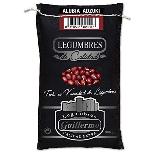 Guillermo Alubia Adzuki Judía Gourmet Qualität Extra Sack 500 g von Guillermo