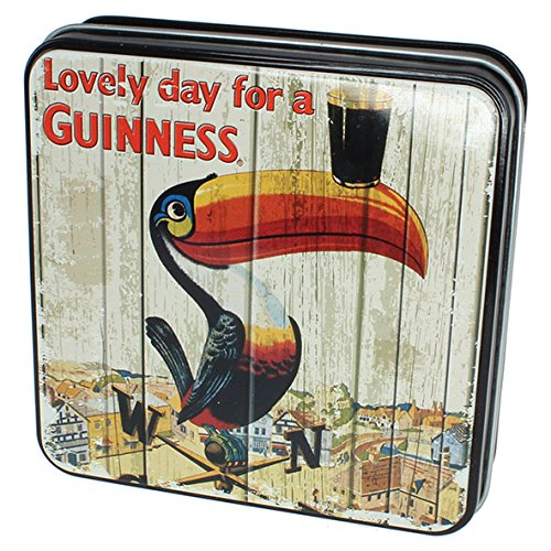 Guinness Fudge in Geschenkdose verziert mit Tukan und Wetterfahne 100g von Guinness