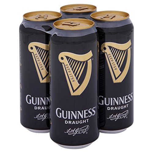 Guinness Irisches Bier Draught Stout EINWEG (4 x 440 ml) von Guinness