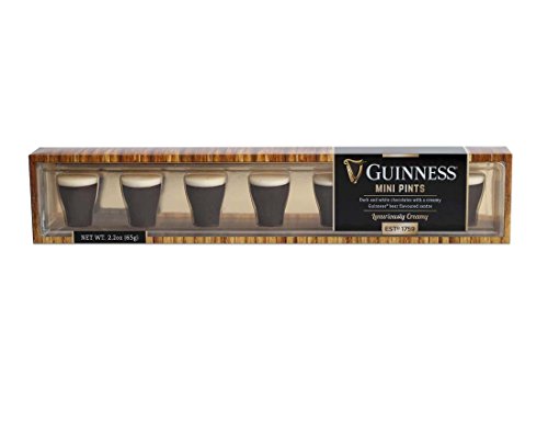 Mini Guinness Pint Pralinen mit dunkler und weißer Schokolade 65g von Guinness