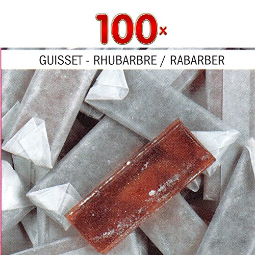 Super Sure Rhubarbe 100 Stck. Packung (Mini Zuckerstangen Rabarber) von Guisset