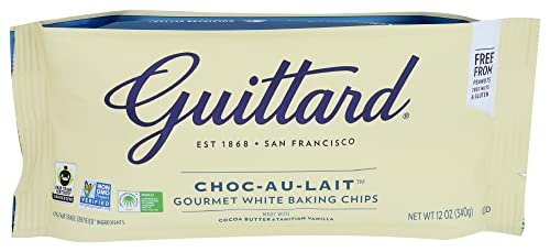 Guittard Choc-Au-Lait Chocolate Chips – Premium Weiße Schokolade aus San Francisco, 340 g – Cremig & Aromatisch mit echter Vanille – Perfekt für Backen, heiße Schokolade & Desserts Guittard Choc-Au-Lait Chocolate Chips – Premium Weiße Schokolade aus San Francisco, 340 g – Cremig & Aromatisch mit echter Vanille – Perfekt für Backen, heiße Schokolade & Desserts von Guittard