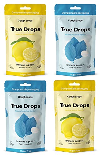 True Drops - PROBIER SET / 2x Menthol & 2x Zitrone - 4x70g von True Gum