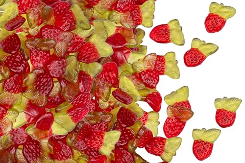 FruitSnäck Erdbeer Rhabarber 500 g – Fruchtgummi mit Erdbeer-Rhabarber-Geschmack FruitSnäck Erdbeer Rhabarber 500 g – Fruchtgummi mit Erdbeer-Rhabarber-Geschmack von Gummi Bären Land