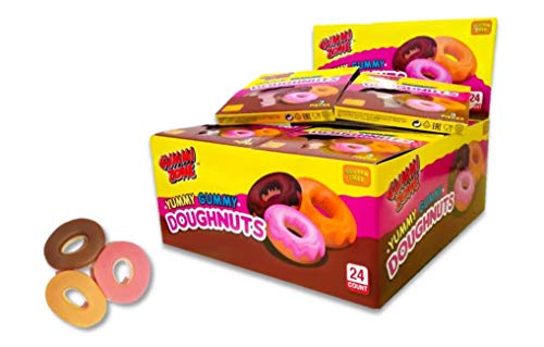 Gummy Zone Candy Donuts - 24 Stück x 23 Gramm Gummy Zone Candy Donuts - 24 Stück x 23 Gramm von Gummy Zone