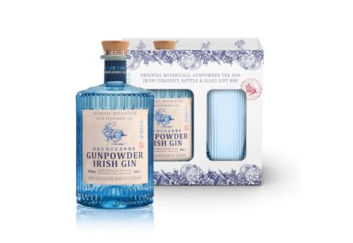Gunpowder Irish Gin mit Geschenkverpackung und Gin Glas (1 x 0,5l) von Gunpowder Irish Gin