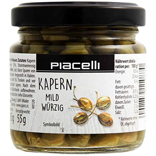 Piacelli Kapern mild-würzig 95g MHD:4/23 von Gunz Warenhandels GmbH, 6841 Mäder, Österreich