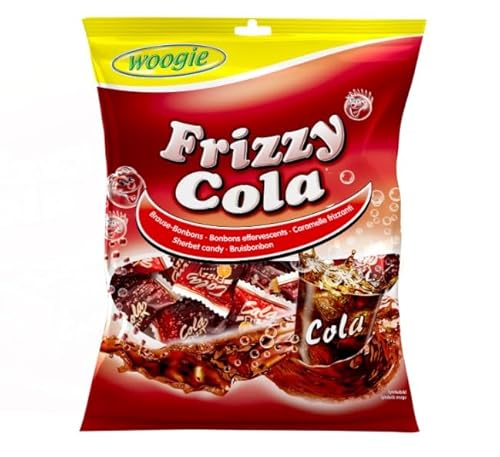Woogie Frizzy Cola Brause- Bonbons Hartkaramellen Mit Cola-Geschmack 170g von Gunz