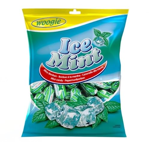 Woogie Ice Mint Minz- Bonbon Gefüllte Bonbons Mit Minzgeschmack 170g von Gunz