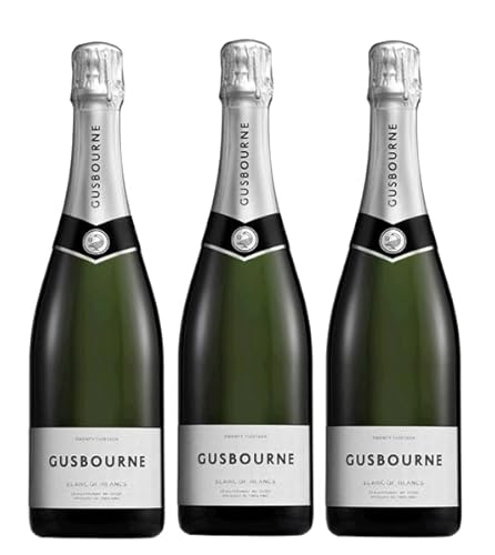 3x 0,75l - 2019er - Gusbourne Estate - Blanc de Blancs - brut - in GP - Kent - England - Schaumwein brut 3x 0,75l - 2019er - Gusbourne Estate - Blanc de Blancs - brut - in GP - Kent - England - Schaumwein brut von Gusbourne Estate