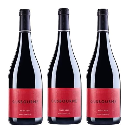 3x 0,75l - 2022er - Gusbourne Estate - Pinot Noir - Kent - England - Rotwein trocken 3x 0,75l - 2022er - Gusbourne Estate - Pinot Noir - Kent - England - Rotwein trocken von Gusbourne Estate