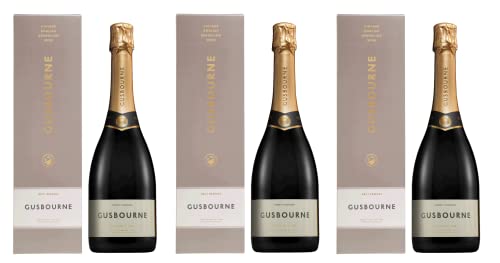 3x 0,75l - Gusbourne Estate - Brut Reserve in GP - Kent - England - Schaumwein trocken von Gusbourne Estate