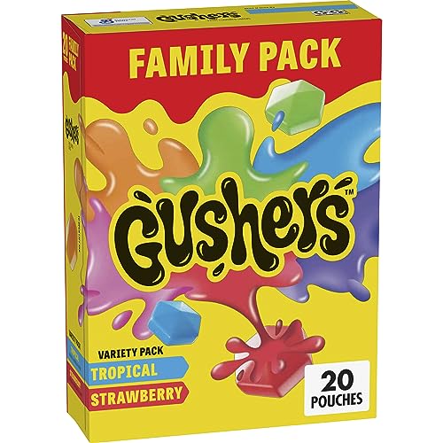 Gushers Erdbeerspritzer und tropische Aromen, 20 Stück Gushers Erdbeerspritzer und tropische Aromen, 20 Stück von Gushers