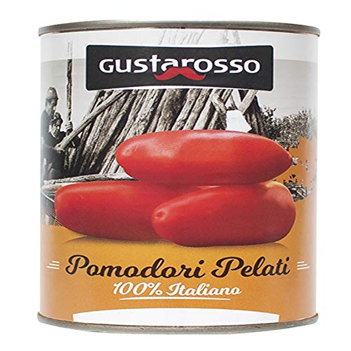 100% italienische geschälte Tomate 2550 gr. Gustarosso - Box 6 Stück von Gustarosso