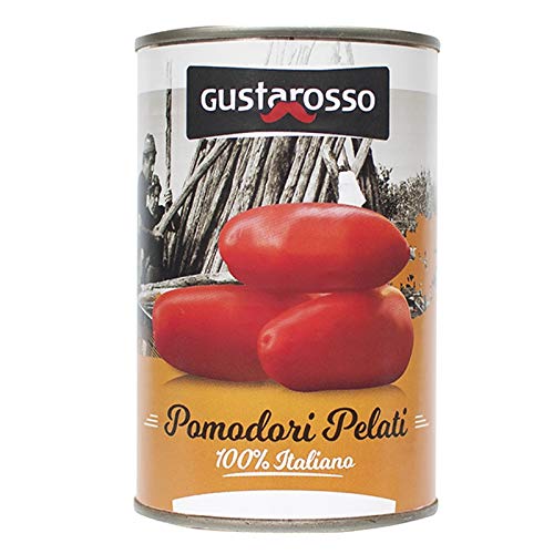 100% italienische geschälte Tomate 400 gr. Gustarosso - Box 12 Stück von Gustarosso
