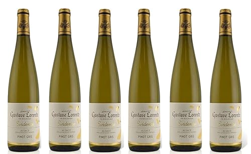 6x 0,75l - Gustave Lorentz - Evidence - Pinot Gris - Alsace A.O.P. - Elsass - Frankreich - Weißwein trocken von Gustave Lorentz