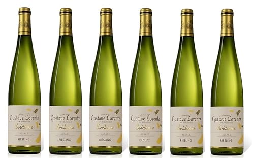 6x 0,75l - Gustave Lorentz - Evidence - Riesling - Alsace A.O.P. - Elsass - Frankreich - Weißwein trocken von Gustave Lorentz
