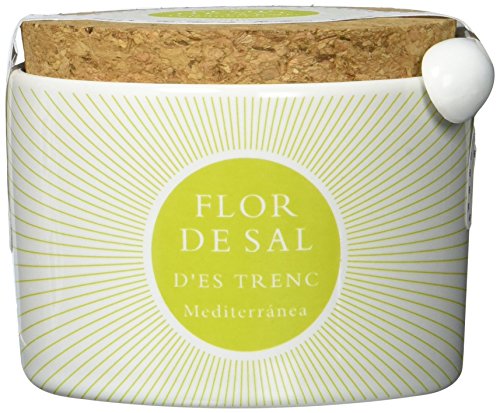 Gusto Mundial Flor de Sal d’Es Trenc Mediterranea Salz 100g | unbehandeltes, naturbelassenes Meersalz aus Mallorca | Mit mediterranen Kräutern von Gusto Mundial