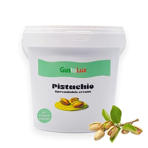 Pistaziencreme 1kg aus Sizilien für Dubai Schokolade Streichcreme Brotaufstrich 20% Pistaziencreme 1kg aus Sizilien für Dubai Schokolade Streichcreme Brotaufstrich 20% von GustoLux
