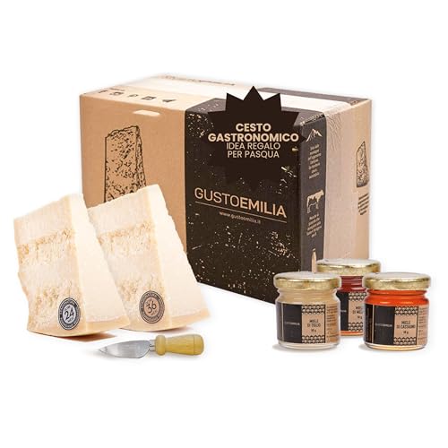GUSTOEMILIA - Gastronomisches Geschenk - Parmigiano Reggiano - Typische Bergprodukte - Box Maggengo von Gustoemilia