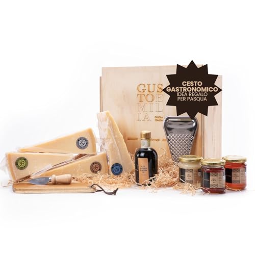 GUSTOEMILIA - Gastronomisches Geschenk - Parmigiano Reggiano - Typische Bergprodukte - Box Sperlato von Gustoemilia