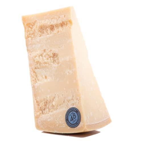 GUSTOEMILIA - Parmigiano Reggiano Käse D.O.P. Reifezeit 48 Monate Parmesankäse am Stück 1 kg Packung Laktosefrei - GVO-frei – vakuumverpackt von Gustoemilia