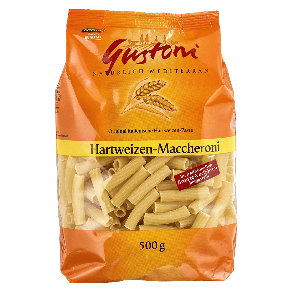 Bio Hartweizen-Maccheroni von Gustoni