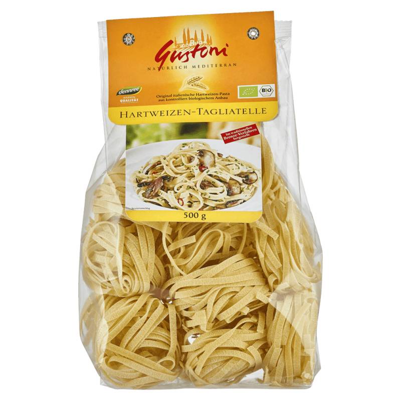 Bio Hartweizen Maxi-Tagliatelle von Gustoni