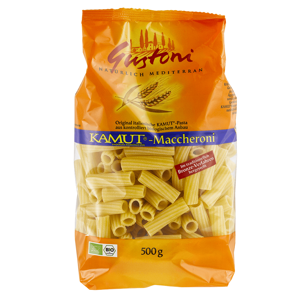 Bio KAMUT-Maccheroni 500g Bio KAMUT-Maccheroni 500g von Gustoni