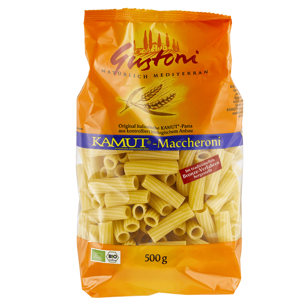 Bio KAMUT-Maccheroni 500g von Gustoni