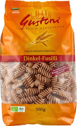 Dinkel-Fusilli, bronze 12 x 500 gr Dinkel-Fusilli, bronze 12 x 500 gr von Gustoni
