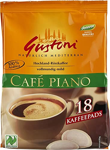 Gustoni Bio Café piano Kaffee-Pads (6 x 126 gr) von Gustoni