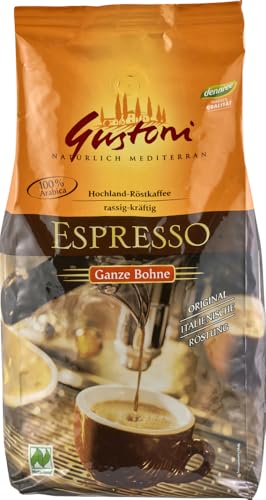 Gustoni Bio Espresso, ganze Bohne (1 x 1 kg) von Gustoni