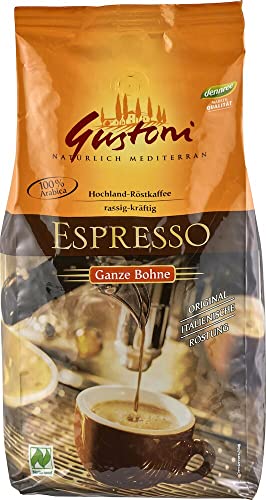 Gustoni Bio Espresso, ganze Bohne (2 x 1 kg) von Gustoni