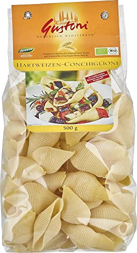 Gustoni Bio Hartweizen-Conchiglioni, bronze (6 x 500 gr) von Gustoni