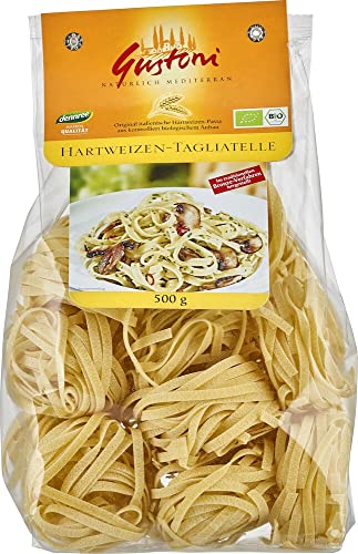 Gustoni Bio Hartweizen-Tagliatelle, bronze (1 x 500 gr) von Gustoni