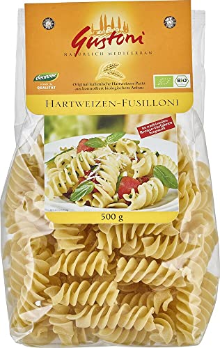 Gustoni Bio Hartweizen-Fusilloni, bronze (1 x 500 gr) von Gustoni