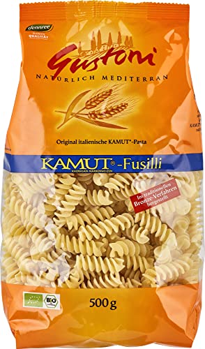 Gustoni Bio KAMUT-Fusilli, bronze (6 x 500 gr) von Gustoni