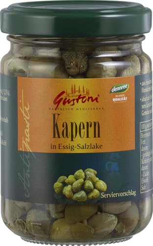 Gustoni Bio Kapern in Essig-Salzlake (1 x 140 gr) von Gustoni