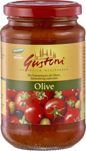 Gustoni Bio Olive, Tomatensauce, mit Oliven (1 x 350 gr) von Gustoni