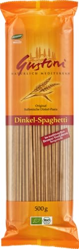 Gustoni Bio Dinkel-Spaghetti, bronze (1 x 500 gr) von Gustoni