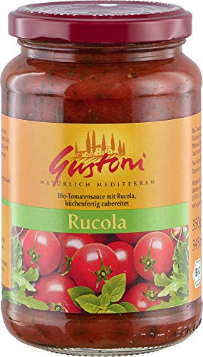 Gustoni Tomatensauce mit Rucola (350 g) - Bio von Gustoni