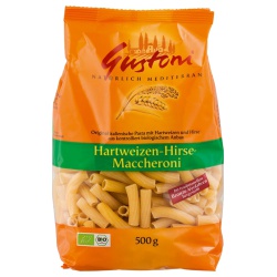 Hartweizen-Makkaroni mit Hirse, kurz von Gustoni