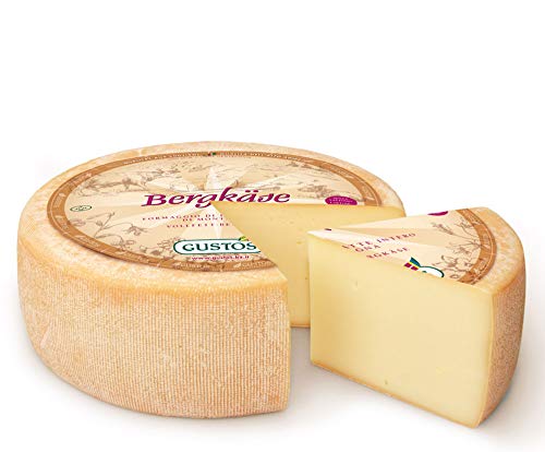 GUSTOS - Bergkäse 2,2 KG. Aus frischer südtiroler Milch von Kühen, die auf den Almen leben GUSTOS - Bergkäse 2,2 KG. Aus frischer südtiroler Milch von Kühen, die auf den Almen leben von Gustos Südtirol