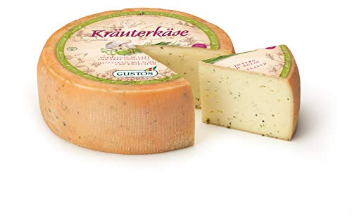 GUSTOS - Kräuterkäse mit Schnitt- und Knoblauch von Gustos, ca. 2,2 KG, duftet delikat und überzeugt, Biss für Biss, mit seinem leicht herben Geschmack GUSTOS - Kräuterkäse mit Schnitt- und Knoblauch von Gustos, ca. 2,2 KG, duftet delikat und überzeugt, Biss für Biss, mit seinem leicht herben Geschmack von Gustos Südtirol