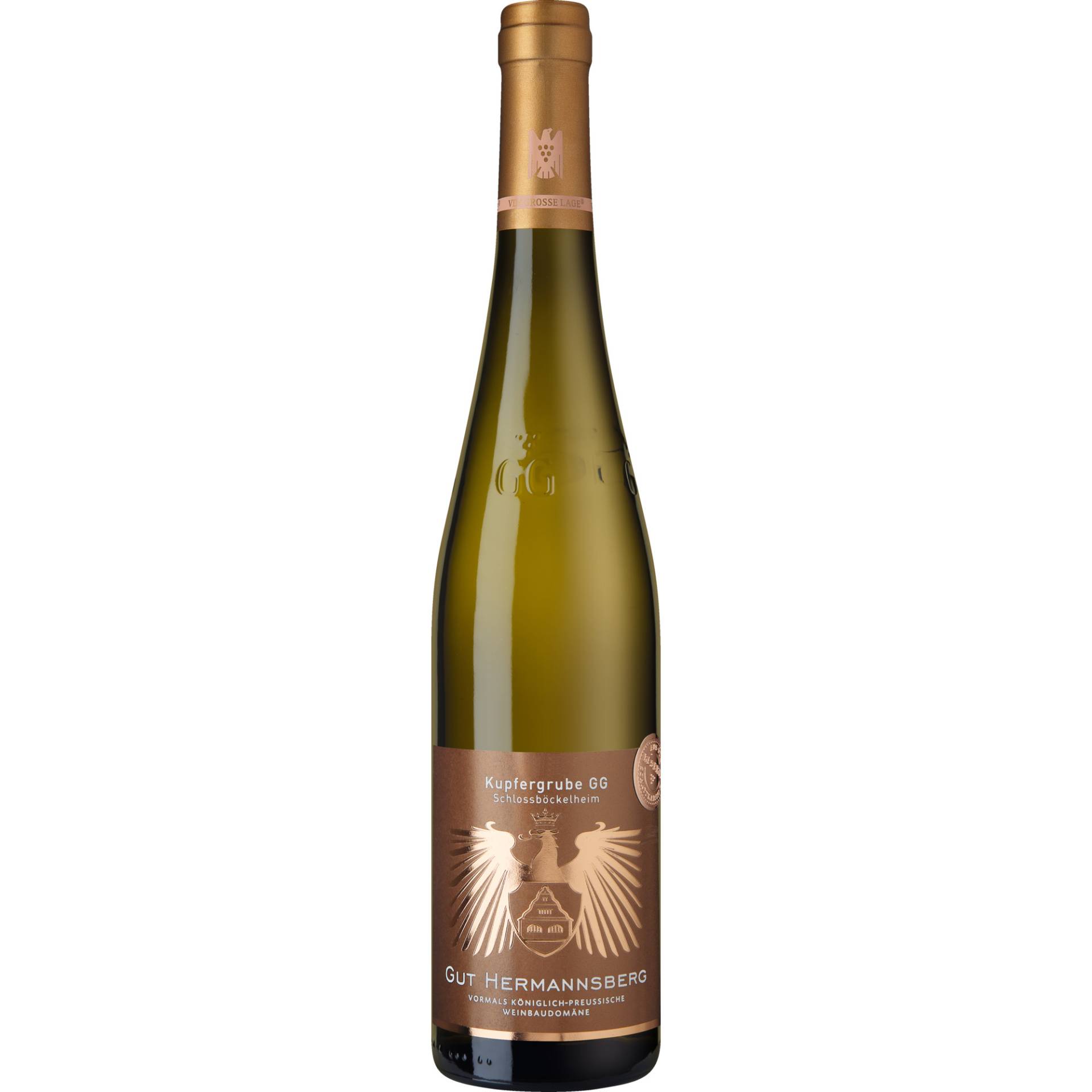 Kupfergrube Riesling GG Réserve, Trocken, Nahe, Nahe, 2018, Weißwein von Gut Hermannsberg, D - 55585 Niederhausen