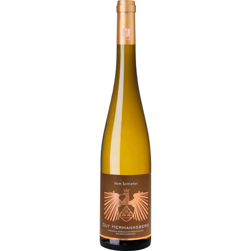 Niederhäuser Riesling vom Schiefer, Trocken, Nahe, Nahe, 2022, Weißwein von Gut Hermannsberg, D - 55585 Niederhausen