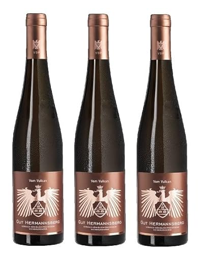 3x 0,75l - Gut Hermannsberg - Vom Vulkan - Schlossböckelheimer Riesling - VDP.Ortswein - Qualitätswein Nahe - Deutschland - Weißwein trocken von Gut Hermannsberg