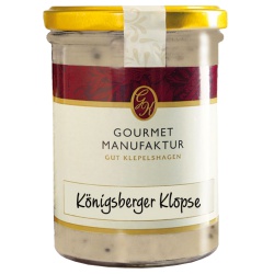 Königsberger Klopse vom Weiderind Königsberger Klopse vom Weiderind von Gut Klepelshagen
